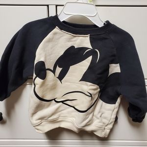 COPY - Zara baby mickey sweatshirt 12-18M